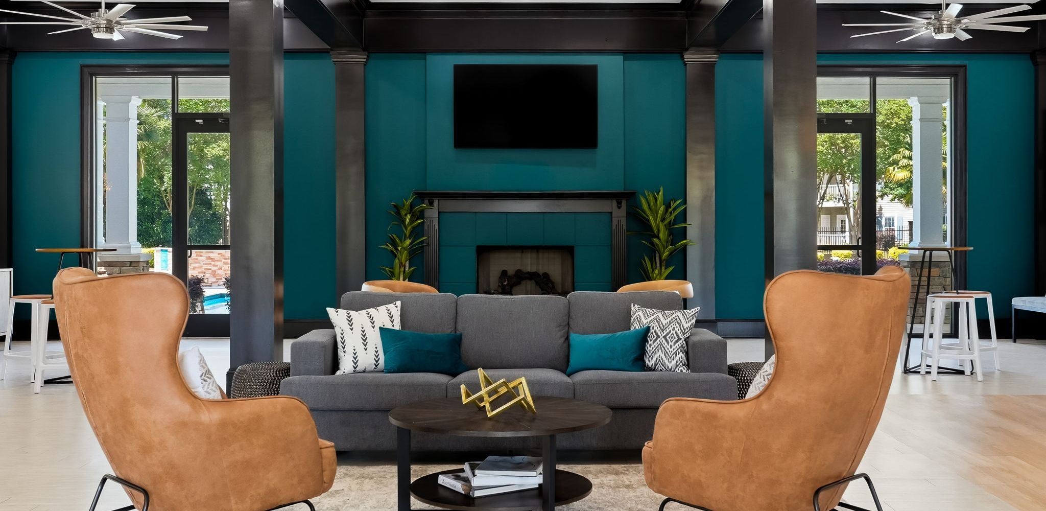 Lavish apartment amenities including a sparkling pool at Hawthorne Meadowview, Warner Robins